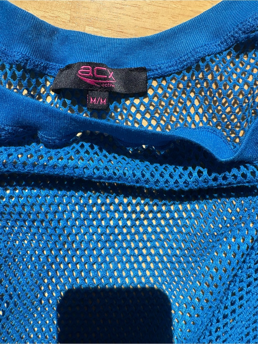 Active Women’s Blue Mesh Workout Hoodie
